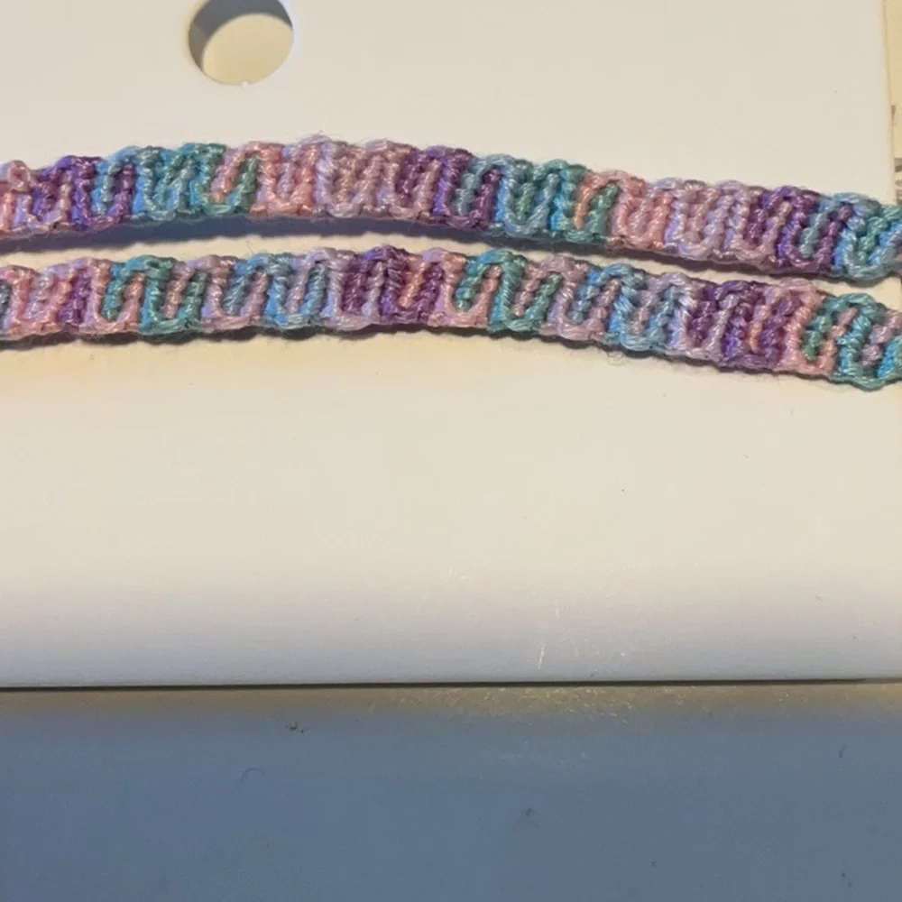Pastel Woven Friendship Bracelets NWOT - Picture 3 of 6